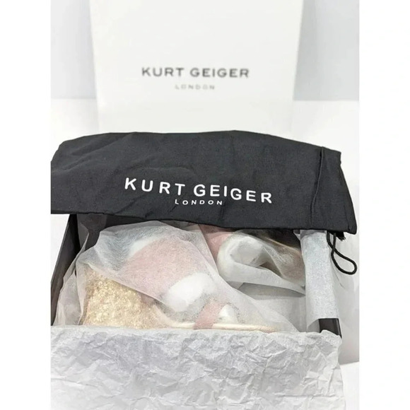 Kurt Geiger London Women's Charing Wedge Sandals Pale Pink Size 39 (MSRP $185) - Picture 11 of 12